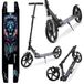 HyperMotion Vibe Scooter met twee wielen, voor kinderen vanaf 7 jaar en jongeren, maximale belasting tot 100 kg, aluminium, opvouwbaar, verstelbare stuurhoogte, ABEC-7-lagers, 200 mm wielen