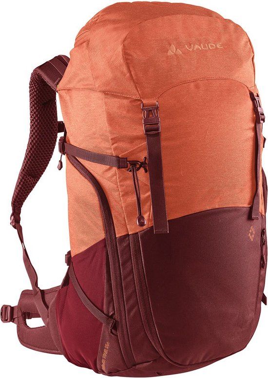 VAUDE Women's Skomer Tour 36+ Backpack - Hotchili - 36L - Includes Raincover