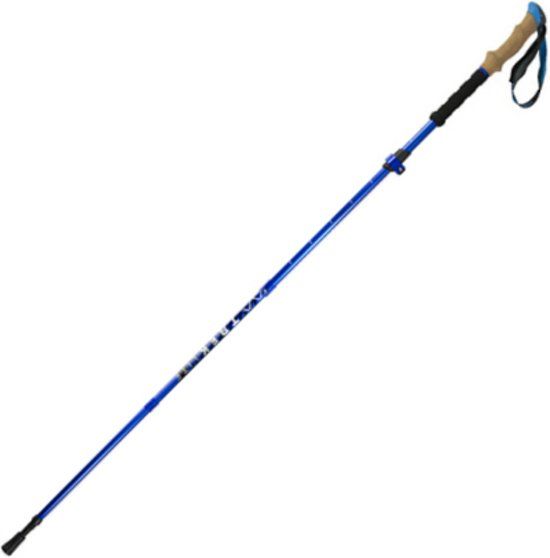Highlander wandelstok Trek Lite single - 3-delig - Blauw