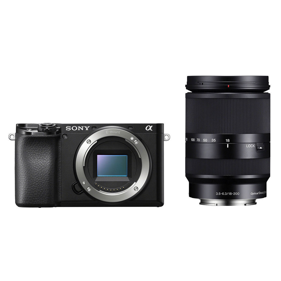 Sony Sony Alpha A6100 systeemcamera Zwart + 18-200mm f/3.5-6.3