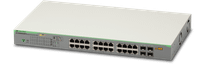 Allied Telesyn AT-GS950/28PS - Switch - 28 poorten - Grijs