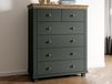 EVOCO Commode EVOCO 6 tiroirs vert