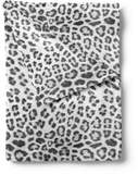 Zo Home Flanel Fleece Plaid Snow Leopard - grey - 140x200cm