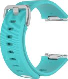 By Qubix Qubix - Siliconen bandje voor Fitbit Ionic - Turquoise - Large
