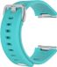 By Qubix Qubix - Siliconen bandje voor Fitbit Ionic - Turquoise - Large