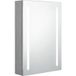 Maison Exclusive - Armoire de toilette à miroir LED pour la salle de bains, gris béton, 50 x 13 x 70 cm