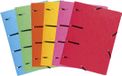 Exacompta 25x PUNCHY+ Elastomap met 3 kleppen geperforeerd - glanskarton 375g/m2 - A4 - Geassorteerd