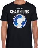 Bellatio Decorations Schotland EK/ WK supporter t-shirt - we are the champions met Schotse voetbal - zwart - heren - kleding / shirt XL
