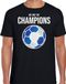 Bellatio Decorations Schotland EK/ WK supporter t-shirt - we are the champions met Schotse voetbal - zwart - heren - kleding / shirt XL