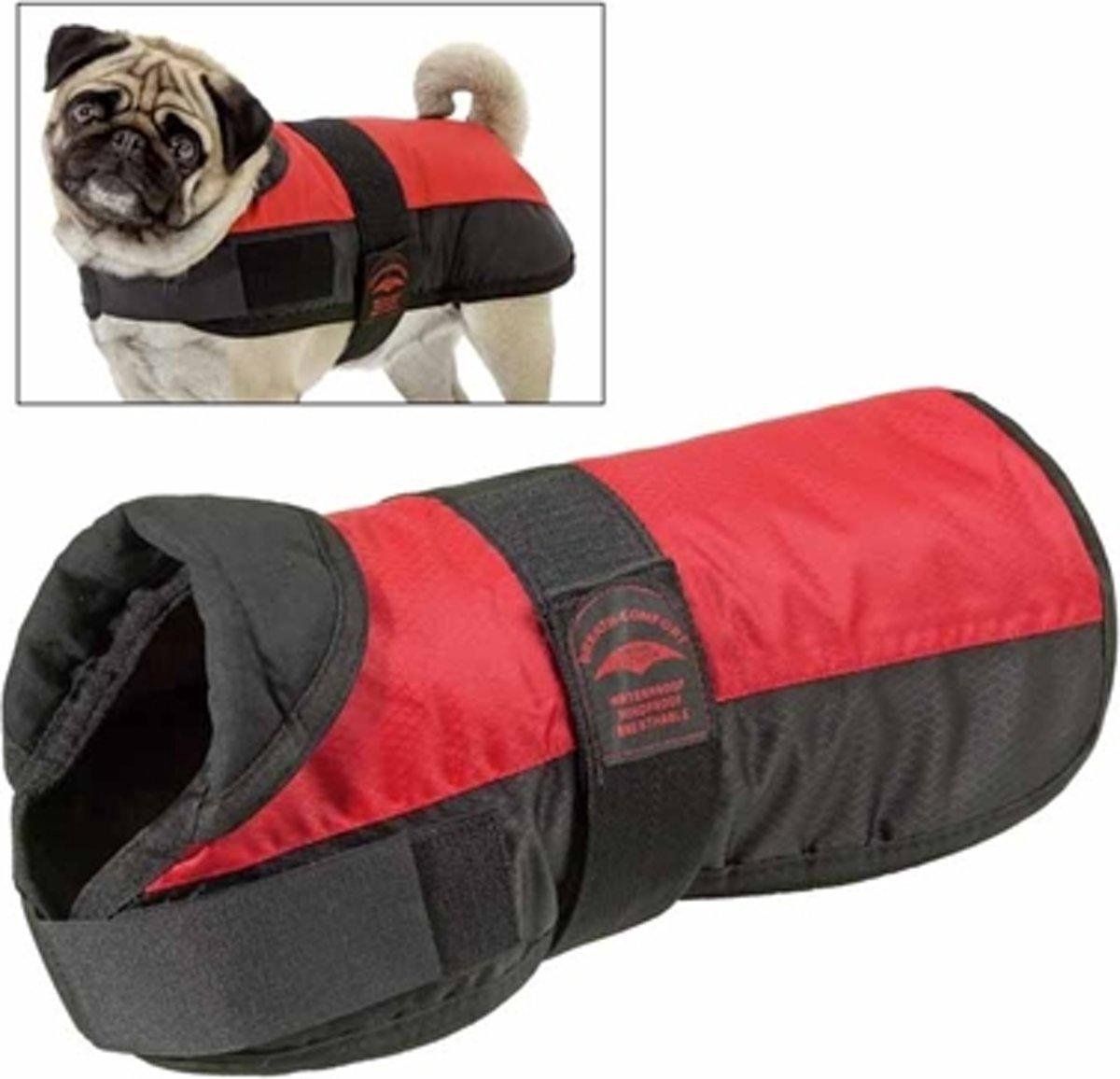Karlie Kleding - Hondenjas - IJsbeer - Rood - 30 cm