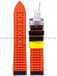Morellato Sport Horlogeband 22mm Waterdicht Zwart/Oranje