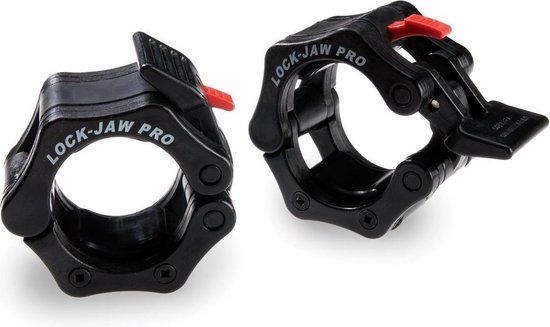 Body-Solid Lock-Jaw Pro Collars - Zwart - 50 mm - Lock Jaw