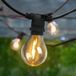 Nieuwe Tuinslinger Allegra - lichtslinger op zonne-energie - 8m slinger waarvan 3m snoer - 10 LED-lampen incl. - IP44 - zwart