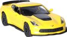 Welly Speelgoed Chevrolet Corvette Auto - Geel - Die-cast Metaal - 11 cm