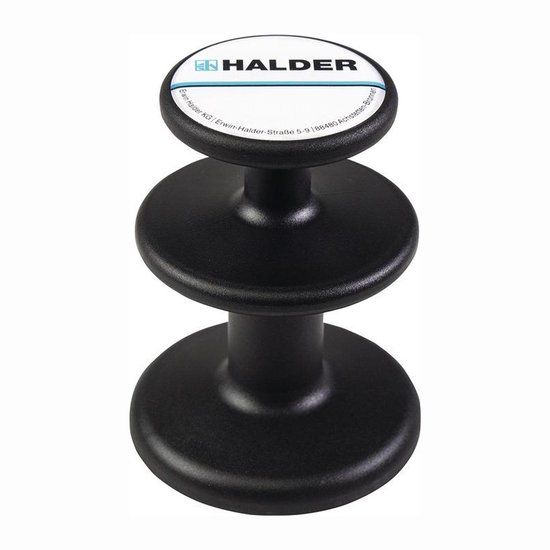 Halder magnetische houder Ø 65 mm zwart