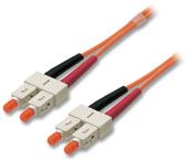 LINDY LWL Duplex SC/SC 50/125 2.0m Fiber Optic Cable - 46081