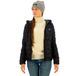 Superdry - Gewatteerd Fuji Lite Wave jack met capuchon - Dames - Zwart