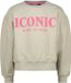 Vingino Noranne Meisjes Sweater Lange Mouw Ronde Hals Ballonmouw Katoen Elastaan Soft Grey Maat 164