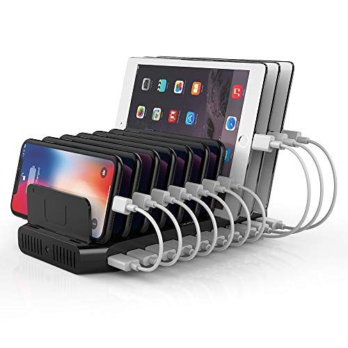 Unitek Snel laadstation met Quick Charge 3.0, Multi USB-laadstation voor meerdere apparaten, iPhone, iPad, tablet, Kindle-Black (CE gecertificeerd)