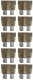 baytronic Standaard platte steekzekering autozekering (10 stuks 2 A grijs)