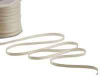 Furlanis - Dubbel satijnen lint, Italiaanse stof - ivoor, 6 mm x 25 m