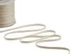 Furlanis - Dubbel satijnen lint, Italiaanse stof - ivoor, 6 mm x 25 m
