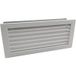 CŒUR DE FOYER Grille D'Air Froid En Acier Galvanisé Blanc - 35 X 23 Cm