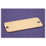 Hammond Electronics 1455CAL-10 End plate (l x b x h) 1.5 x 54 x 23 mm Aluminium Naturel 10 pièce(s)