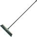 KOTARBAU® Balai de rue, Balai d'essuyage, Balai de jardin, Hêtre, 50 cm, Vert, Balai d'extérieur, Balai dur, Balai de rue en bois, avec manche en métal