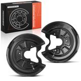 Frankberg 2 x ankerplaat afdekplaat achter links rechts compatibel met A3 8P1 1.2L-2.0L 2003-2012 Leon 1P1 1.2L-2.0L 2005-2012 Golf V 1K1 1.4L-3.2L 2003-2009 vervanging # 1K 06156 12P