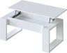 CaliCosy Table basse avec plateau relevable - L102 cm - Ciara - Blanc