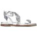 Carmela 16238905-PLATA Sandales en cuir argenté pour femme