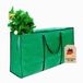 Intirilife Kerstboom opslag dekzeil kerstboom draagtas in het groen - 135 x 34 x 68 cm