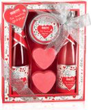 BRUBAKER Cosmetics 5-Delig Bad en Douche Set Aardbei Sweet Love