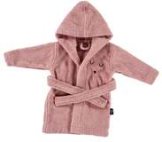 Alvi Badstof badjas met kap roze