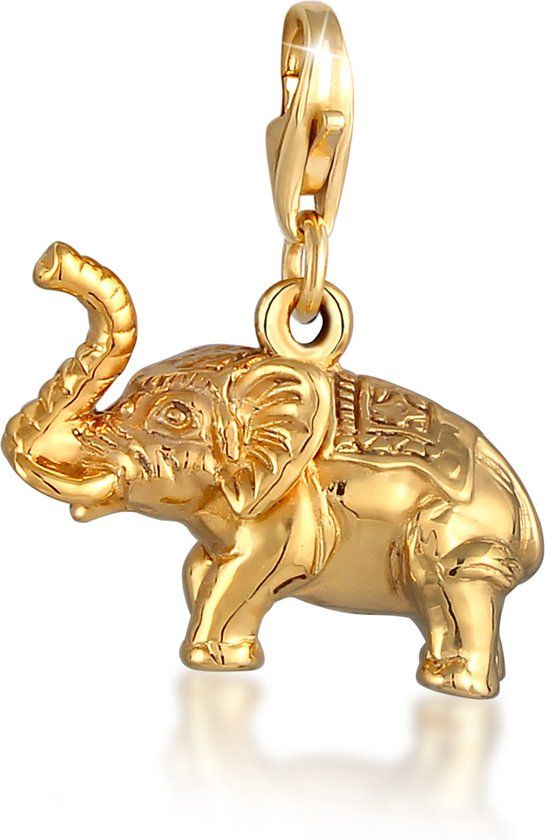 Nenalina Bedel Dames Olifant Dier Reizen Trend Blogger Verguld Zilver