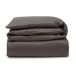 Lexington Housse de couette en satin de coton 150x210 cm gris anthracite