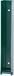 Strend Pro EUROSTANDARD Onderplaathouder, 40x300 mm, groen, RAL6005, met schroeven