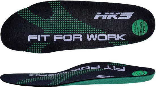 HKS K3600 inlegzolen maat 36 Zwart Unisex Textiel