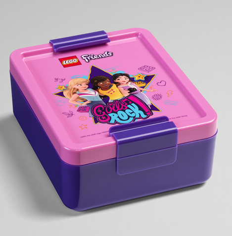 LEGO Friends Broodtrommel - Paars - Polypropyleen