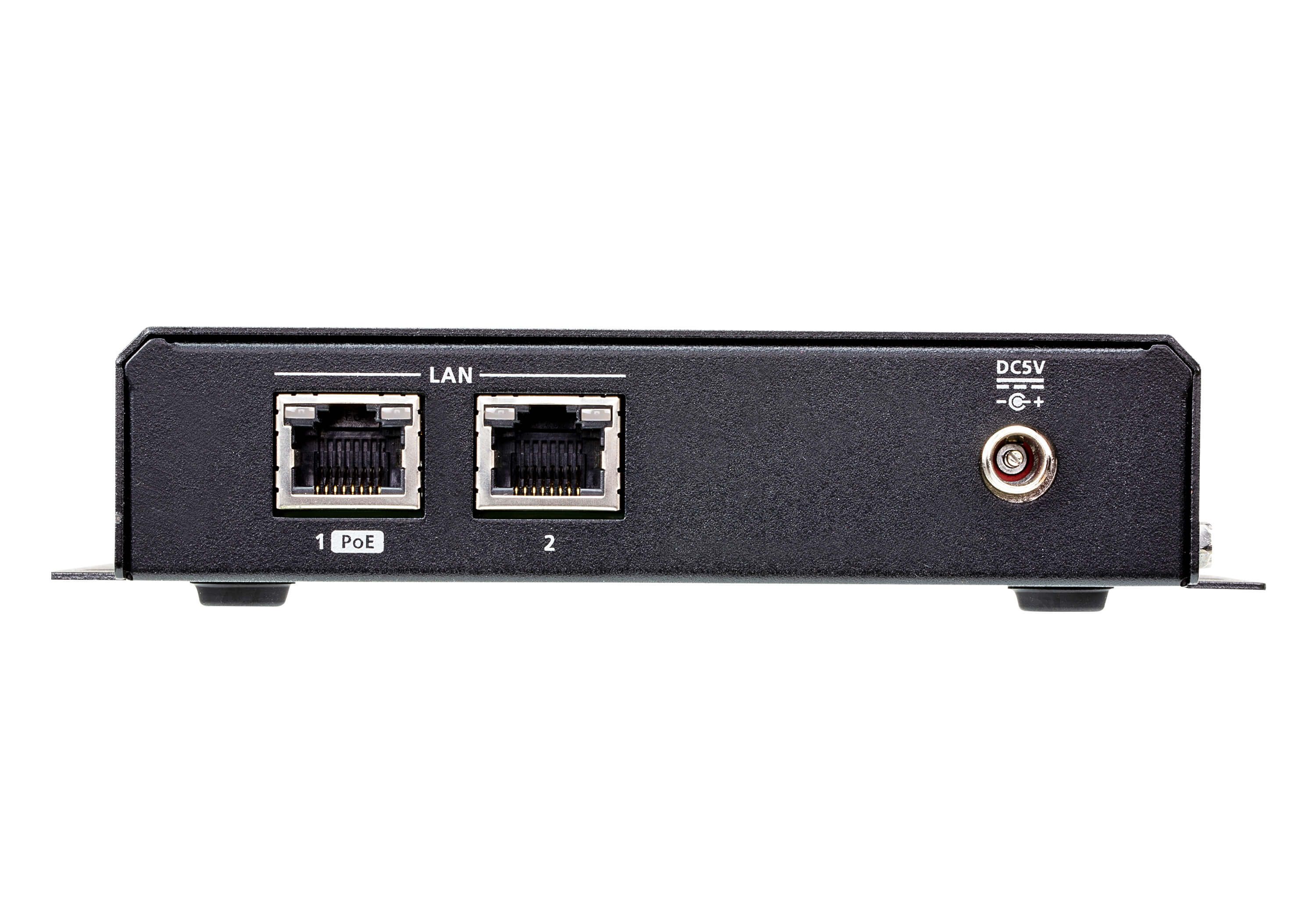 ATEN VE8952R-AT-G - 4K HDMI via IP-ontvanger met PoE - Zwart