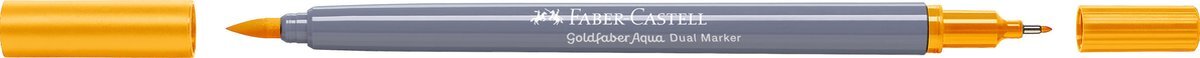 Faber-Castell - Duo aquarelmarker Goldfaber - chroomgeeldonker 109 - brush / 0,4mm - FC-164609