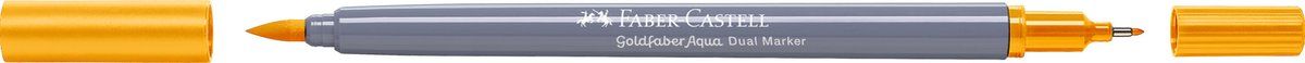 Faber-Castell Duo aquarelmarker Goldfaber chroomgeeldonker 109 brush / 0,4mm