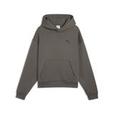 PUMA Essentials Heavy Fleece Boxy Hoodie Oversized voor heren S, Mouse Gray Beige