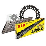 Kettingset DID Kettingset staal 520VX3 / 108 eindeloos voor Honda CBR R 250 cc bouwjaar 2011-2017