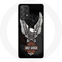 Harley Davidson Maniacase Hoesje voor Samsung Galaxy A52 adelaar logo