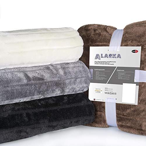 CelinaTex Alaska knuffeldeken - 150 x 200 cm - zwart