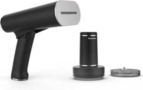 SteamOne Foldable Handstomer + Pluizenverwijderaar Gift Bundle - Zwart