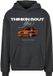 Mister Tee Thinking Bout You Car Print Fluffy Hoodie/trui Grijs XS