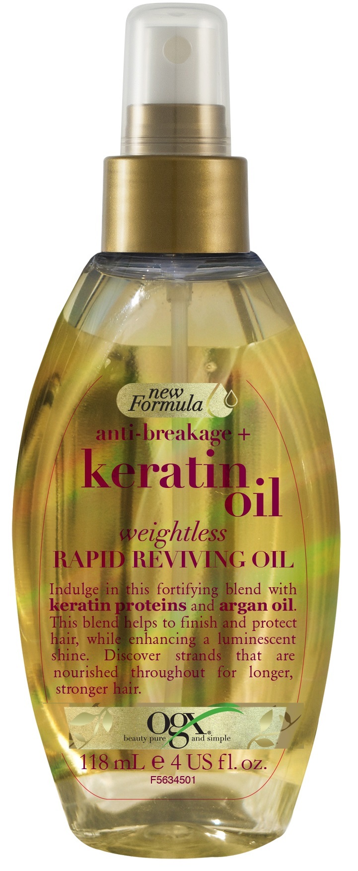 ogx Keratin Weightless Reviving Oil 118 ml